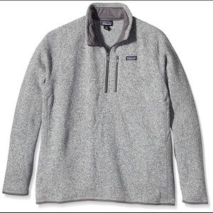 Patagonia men’s better sweater 1/4 zip fleece